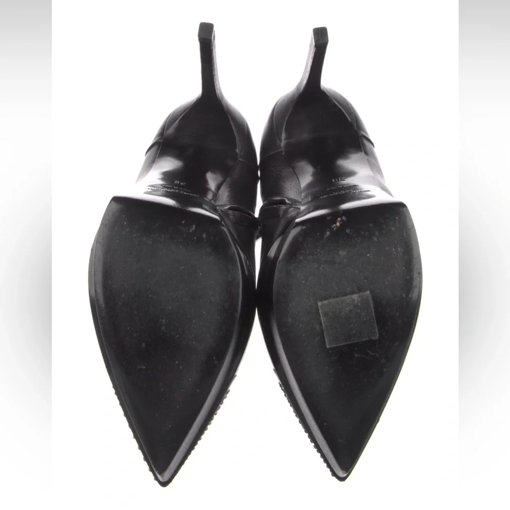 MOVING SALE Saint Laurent Janis Studded Blank Studded Ankle Boot - Picture 9 of 15